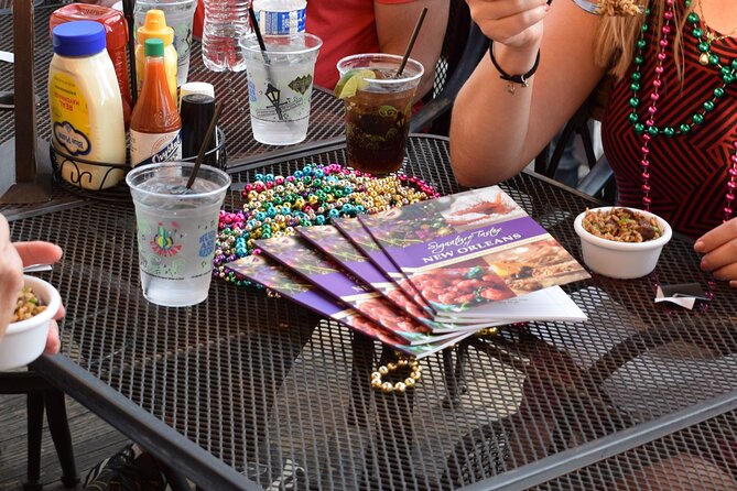 French Quarter walking Food Tour Famous Flavors of New Orleans - Cafe Fleur De Lis and shrimp with cheese grits