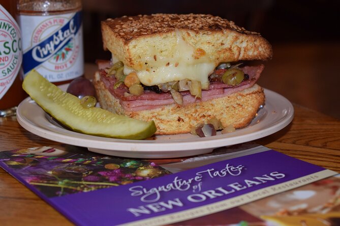 French Quarter walking Food Tour: Signature Tastes of New Orleans - St. Louis Cathedral, Jackson Square, and the history between meals