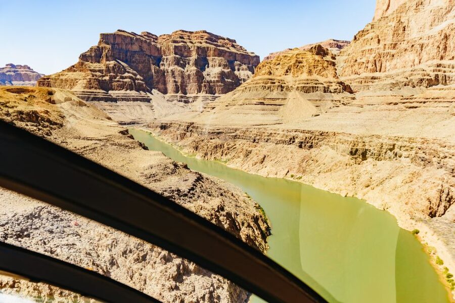 From Las Vegas: Grand Canyon Helicopter Tour with Champagne - Lake Las Vegas, Lake Mead, and Hoover Dam from above
