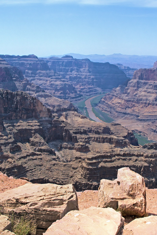 From Las Vegas: Grand Canyon West Rim Airplane Tour - Crossing the Colorado River into Arizona