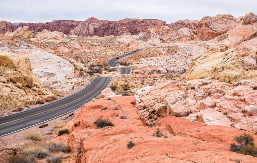 From Las Vegas: Valley of Fire State Park Tour - The Mojave Desert and Moapa Reservation Stop