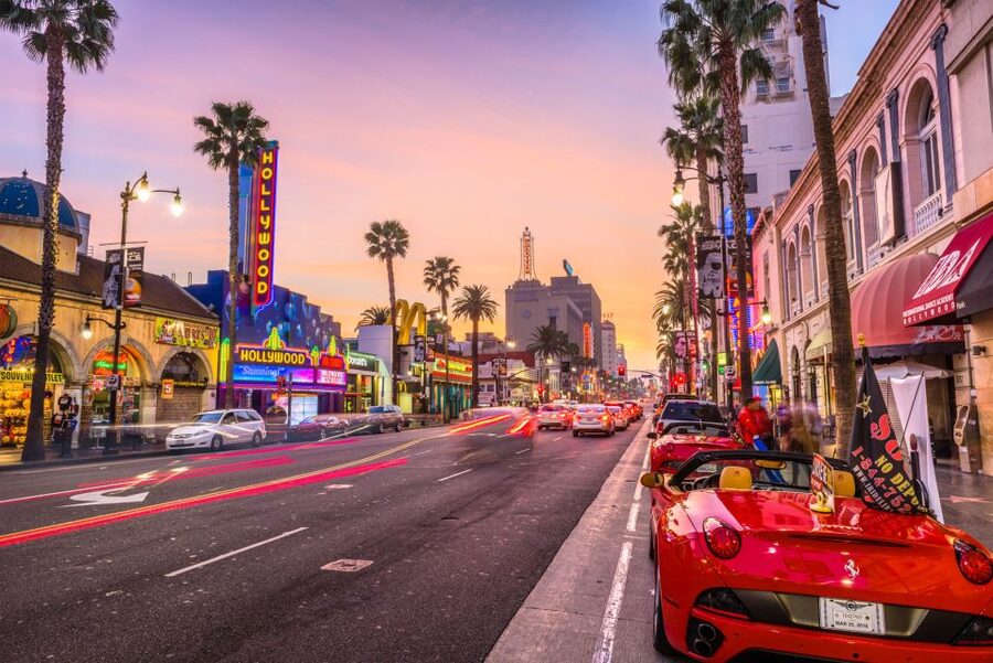 From Las Vegas: VIP Los Angeles/Hollywood Day Trip - The Mercedes ride from the Las Vegas Strip