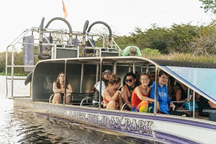 From Miami: Everglades Airboat, Wildlife Show & Bus Transfer - The 45-minute airboat ride