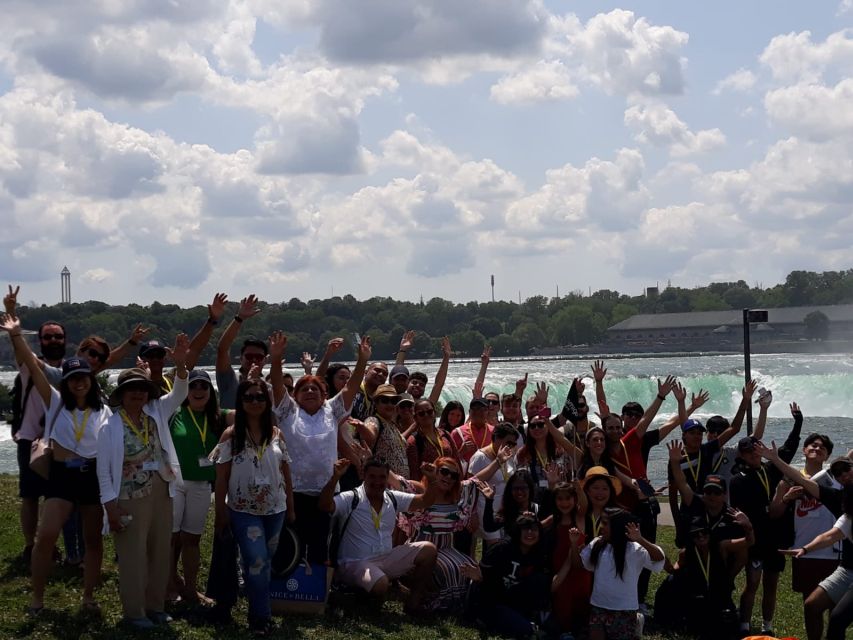 From NYC: Niagara Falls Full-Day Tour with Maid of the Mist - First views at Niagara Falls State Park