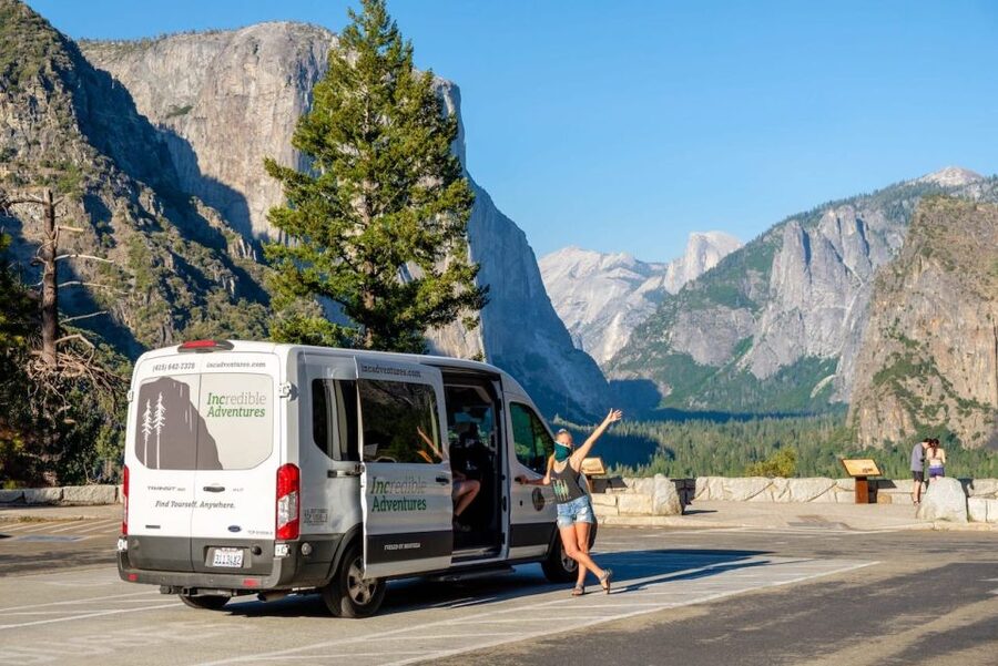 From San Francisco: Day Trip to Yosemite National Park - The mini-coach and the long return