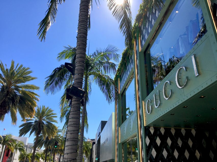 Full-Day City Tour of LA, Hollywood, Beverly Hills & Beaches - Rodeo Drive offers a short look at Beverly Hills