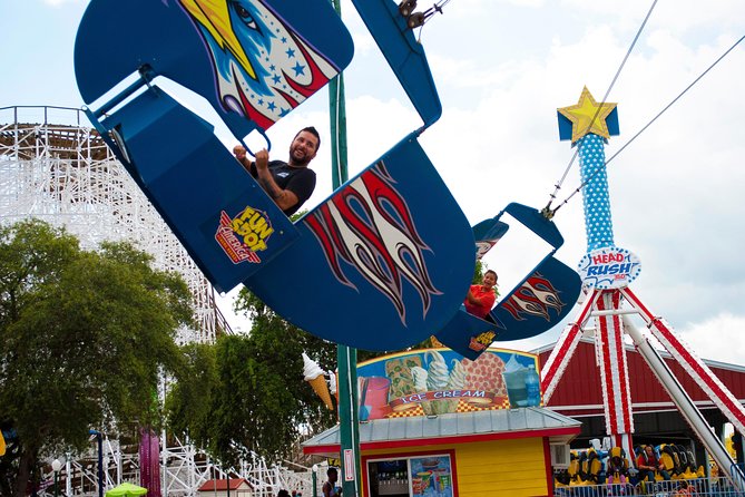 Fun Spot America Theme Parks- Kissimmee - The SkyCoaster is an optional leap