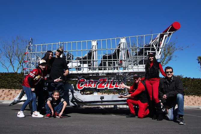 Giant Shopping Cart Limo Ride in Las Vegas - Why the open-air design makes a difference