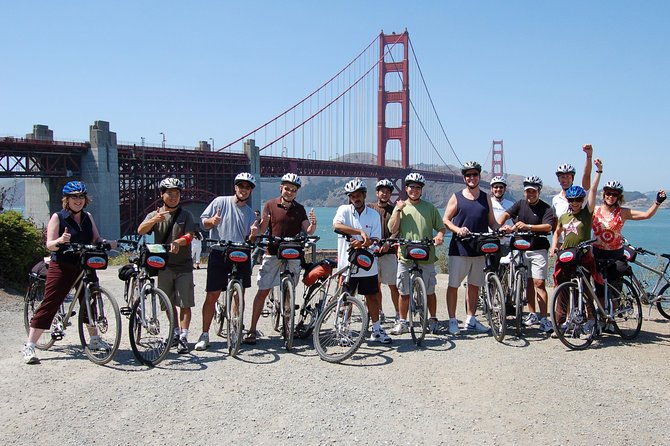 Golden Gate Bridge Guided Bicycle or E-Bike Tour from San Francisco to Sausalito - The Palace of Fine Arts is an excellent first stop
