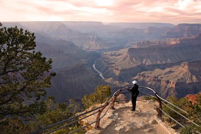 Grand Canyon National Park South Rim Bus Tour from Las Vegas - Before sunrise: pickup and the first miles