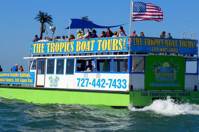 Guaranteed Dolphin Sighting Tour on Tropics Boat Tours - Leaving from 25 Causeway Boulevard in Clearwater