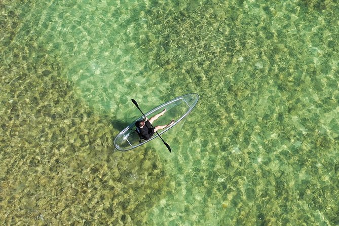 Guided Clear Kayak Eco-Tour Near Key West - Paddling across the bay into the mangroves