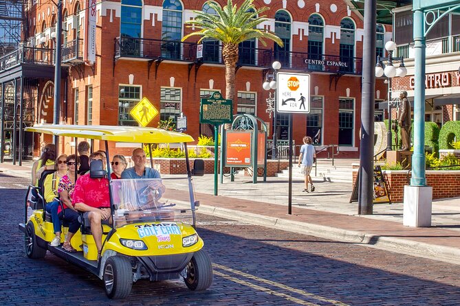 Guided Tampa Sightseeing Tour in a Deluxe Street Legal Golf Cart - The Tampa Postcard Mural makes the best early stop