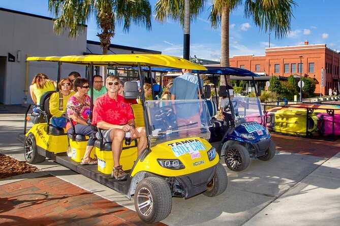 Guided Tampa Sightseeing Tour in a Deluxe Street Legal Golf Cart - The Convention Center, Water Street, and Sparkman Wharf