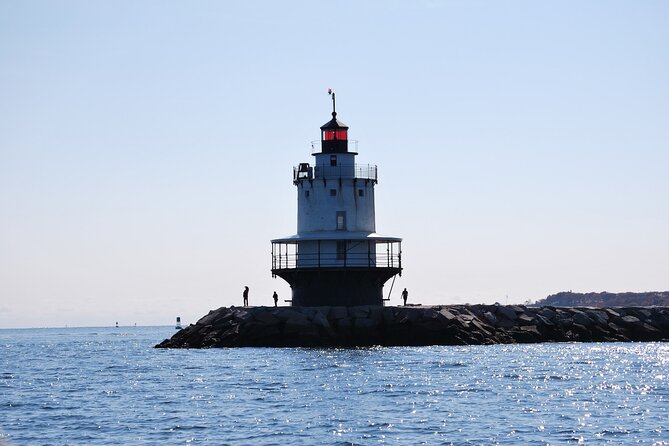 Harbor Lights and Sights Cruise - Bug Light and its unusual Corinthian columns