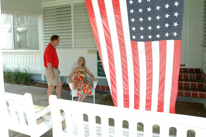 Harry S Truman Little White House Admission - Entering the house with a guide