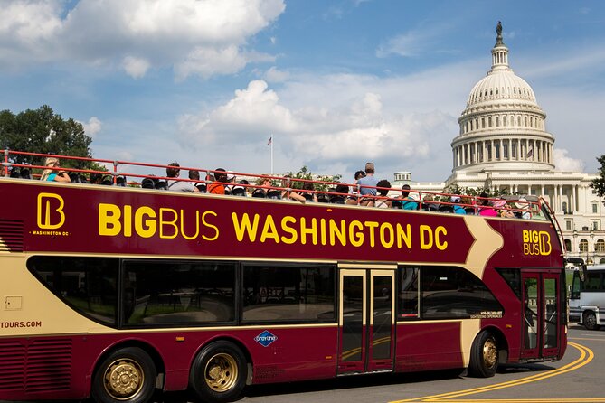Hop-on Hop-off Sightseeing Tour by Open-top Bus with 18 Stops - How the 18-stop Washington route works