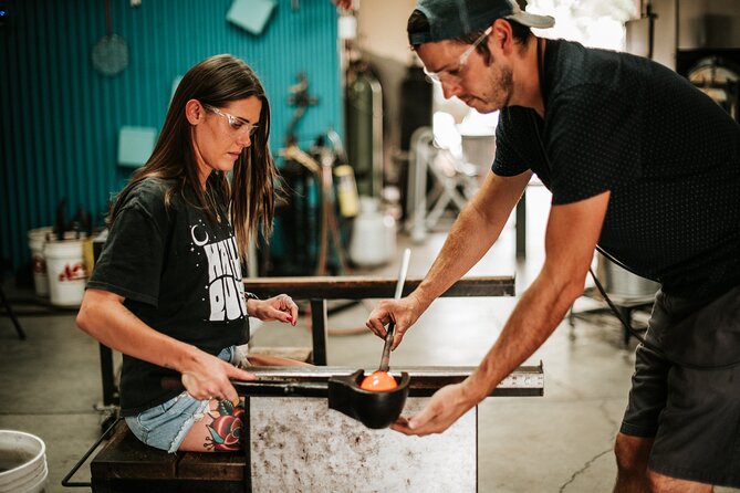 Introduction to Glassblowing Workshop in Sedona - Choosing Colors and a Flower Style