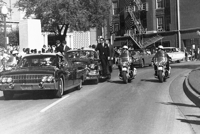 John F. Kennedy Trolley Tour in Dallas - The Grassy Knoll and the picket fence