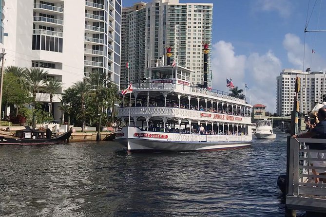 Jungle Queen Riverboat 90-Minute Narrated Sightseeing Cruise in Fort Lauderdale - Arriving at 801 Seabreeze Boulevard