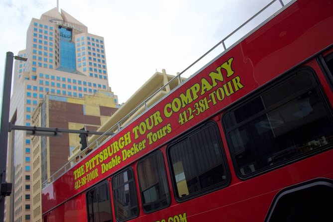 JUST THE TOUR - Double Decker bus sightseeing tour of Pittsburgh. - Convention Center, Heinz History Center, and Cultural District