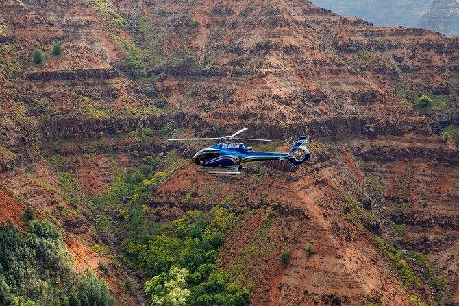 Kauai Eco Adventure Helicopter Tour - Waimea and Olokele Canyons, the red side of Kauai