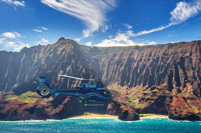Kauai Eco Adventure Helicopter Tour - Manawaiopuna Falls, also called Jurassic Park Falls