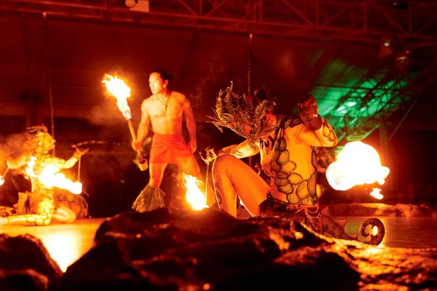 Kauai: Luau Kalamaku with Buffet Dinner & Show - Hula, Hawaiian Music, and Fire