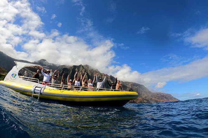Kauai: Na Pali Coast Super Raft Snorkel Adventure - Starting at Port Allen Harbor