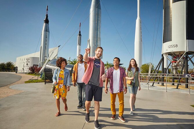 Kennedy Space Center with Transport from Orlando and Kissimmee - Rocket Garden: start with the scale of spaceflight