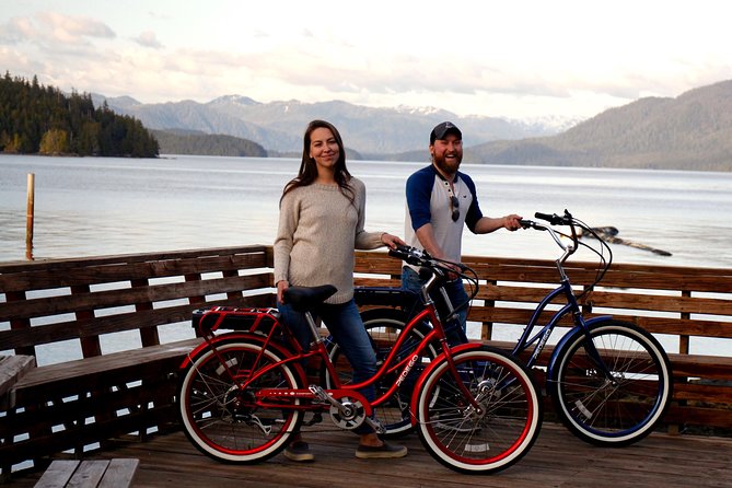 Ketchikan Electric Bike and Rain Forest Hike Ecotour - Riding to the end of the paved road