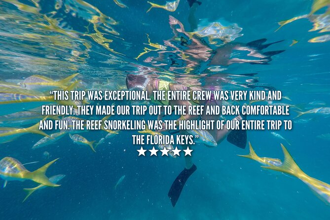 Key West Afternoon Snorkel Sail with Unlimited Cocktails! - How much snorkeling time should you expect?