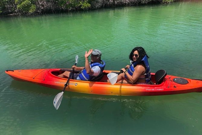 Key West Mangrove Kayak Eco Tour - Launching into shallow mangrove water