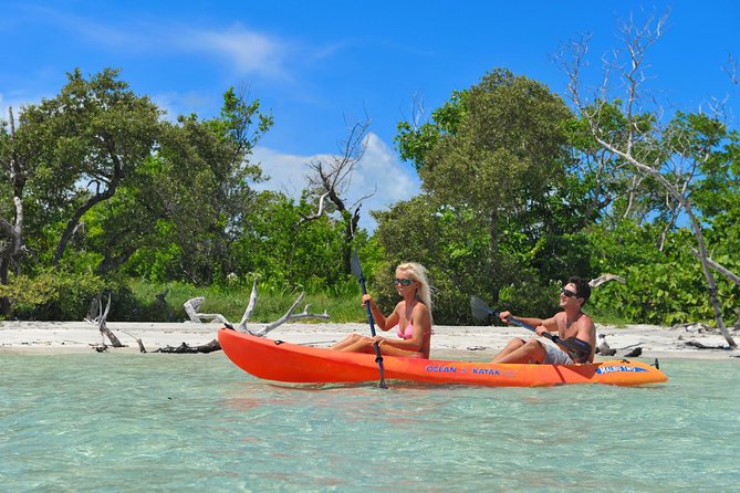 Key West's Island Adventure Sandbar Tour with Kayaking - Kayaking through mangroves