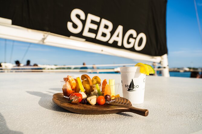 Key West Sunset Sail with Open Bar, Live Music and Hors D'oeuvres - The seaport, Mallory Square, and Navy Mole from offshore
