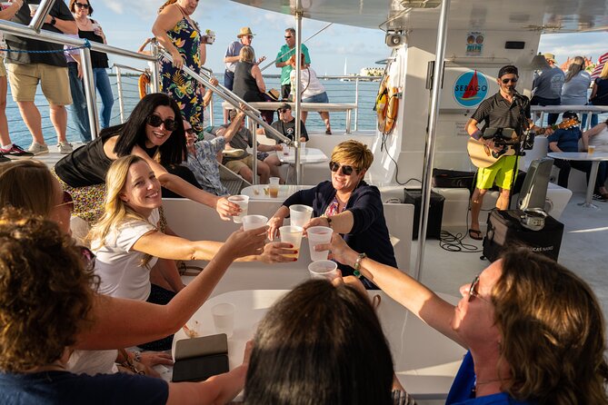 Key West Sunset Sail with Open Bar, Live Music and Hors D'oeuvres - Shrimp, crostini, and a surprisingly full drink menu