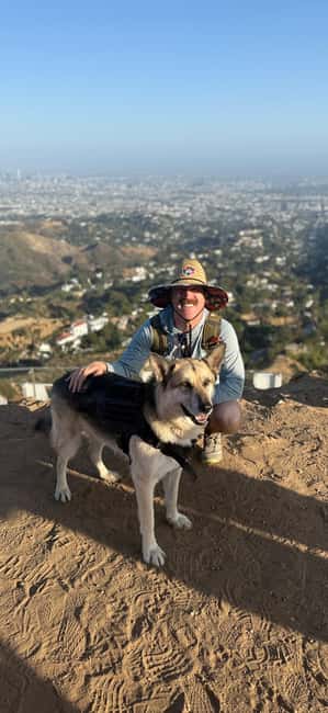 LA: Hollywood Sign Tour with Comedians, Dogs, & Epic Photos - Meeting the dogs on the trail