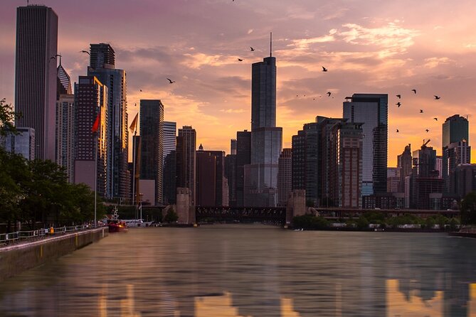 Lake Michigan Sunset Cruise in Chicago - Through the Lock and Out to Lake Michigan