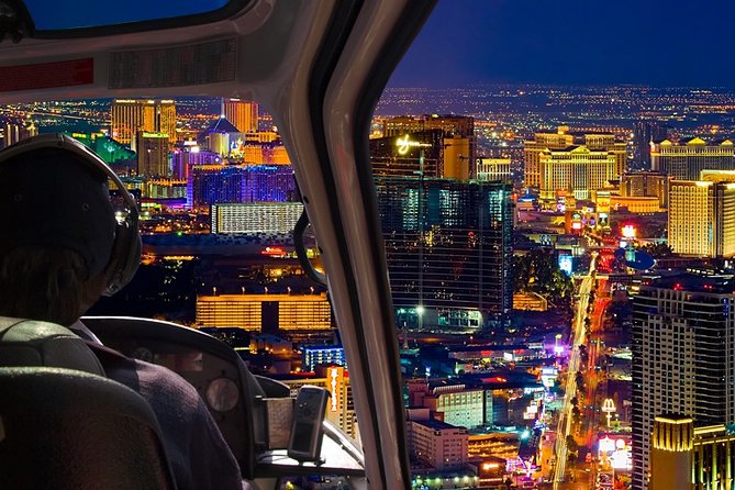 Las Vegas Helicopter Night Strip Flight Tour with Optional Dinner - What this Las Vegas night flight really offers