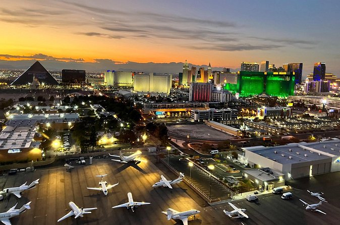 Las Vegas Helicopter Night Strip Flight Tour with Optional Dinner - Seating, comfort, and the view from each side