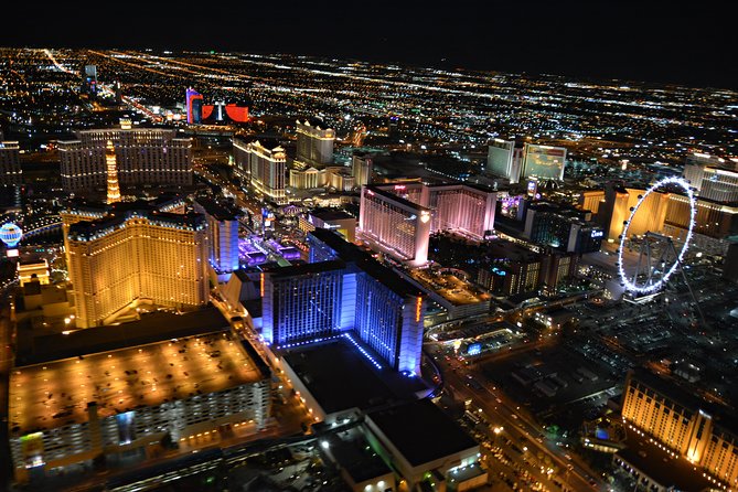 Las Vegas Helicopter Night Strip Flight Tour with Optional Dinner - Adding dinner at Bonefish Grill or Pampas