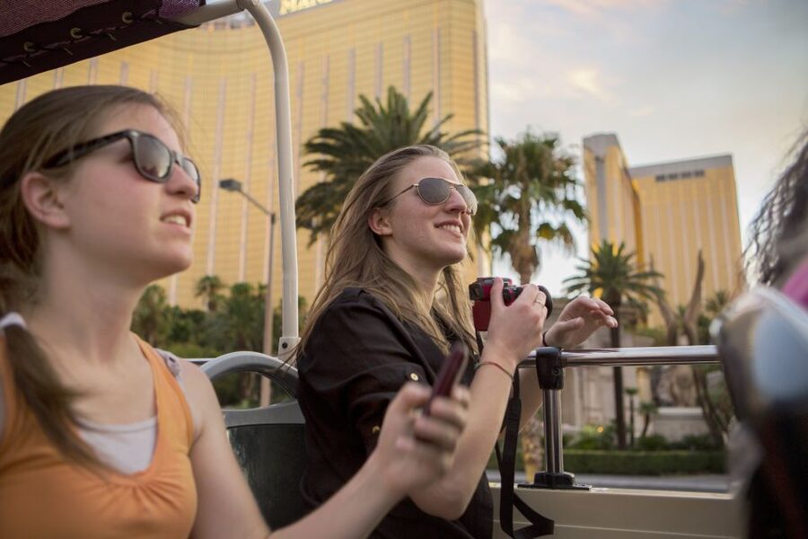 Las Vegas: Hop-on Hop-off Sightseeing Tour by Open-Top Bus - Fremont Street adds a different side of Vegas