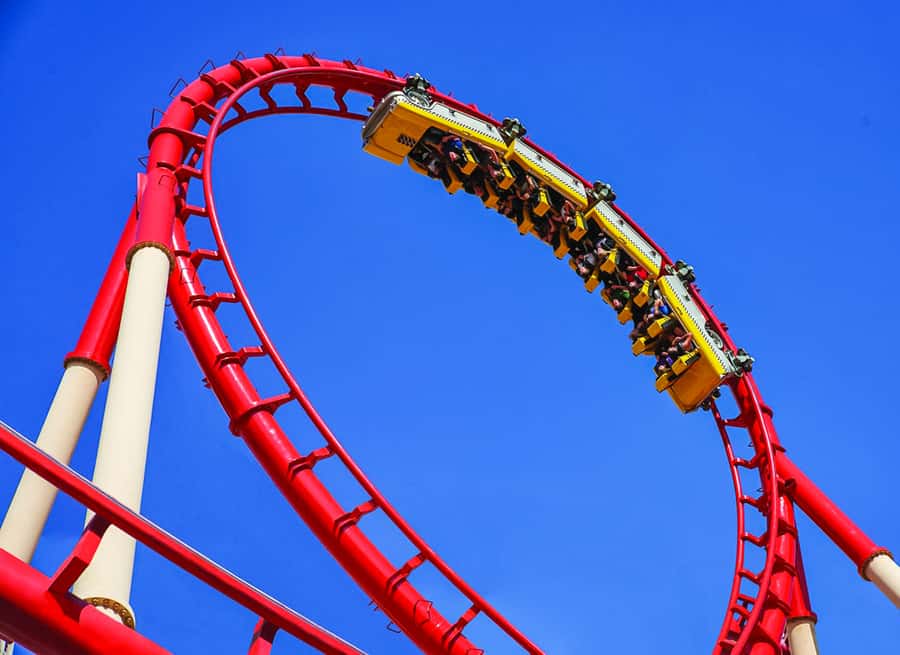 Las Vegas: New York-New York Hotel Big Apple Coaster Ride - Big Apple Coaster at a Glance