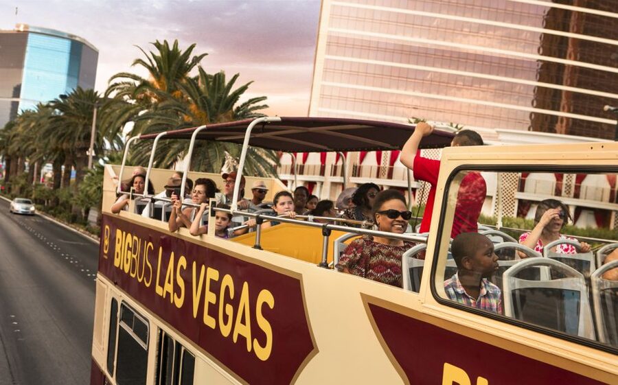 Las Vegas: Sightseeing Night Tour by Open-top Bus - Downtown Las Vegas and the shift at Fremont Street