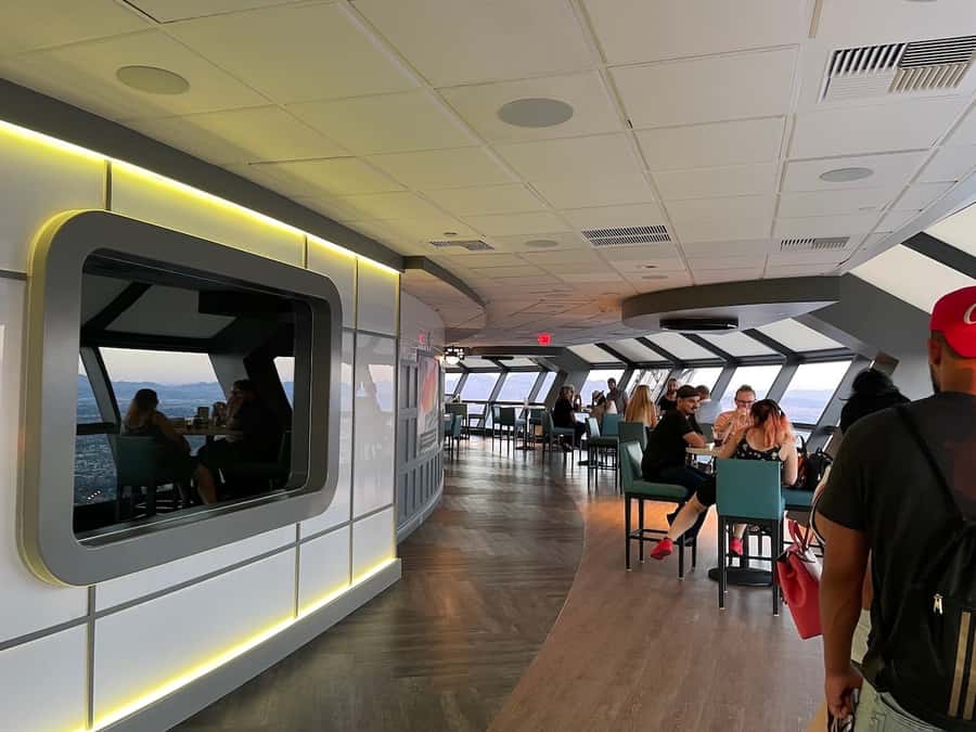 Las Vegas: STRAT Tower Observation Deck Ticket - Drinks, snacks, seating, and extra entertainment