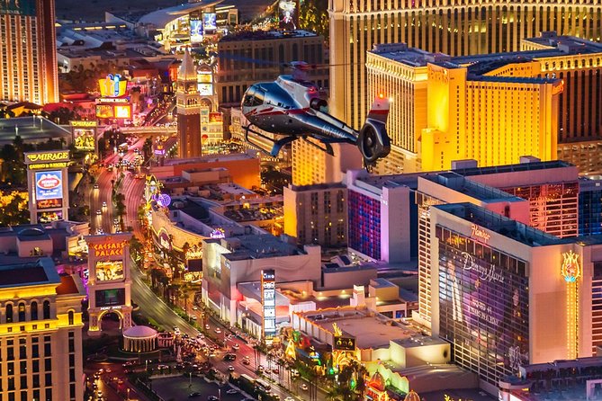 Las Vegas Strip Helicopter Night Flight - Check-in, identification, and weight limits