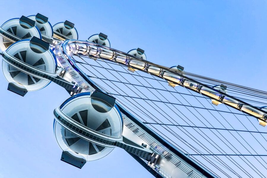 Las Vegas Strip: The High Roller at The LINQ Ticket - Inside the 28 Air-Conditioned Cabins