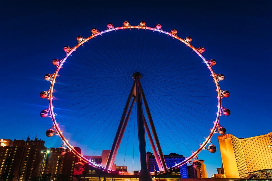 Las Vegas Strip: The High Roller at The LINQ Ticket - What You See From 550 Feet