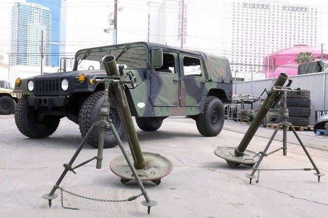 Machine Gun Experience in Las Vegas - The five-acre military display sets the tone