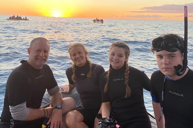 Manta Ray Night Snorkel Experience of a Lifetime - Cold water, dark water, and motion sickness
